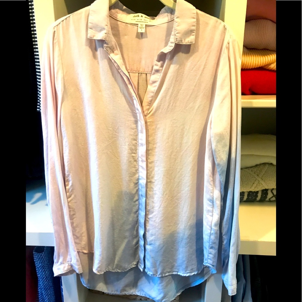 Cloth & stone for Anthropologie Dip-Dyed blouse